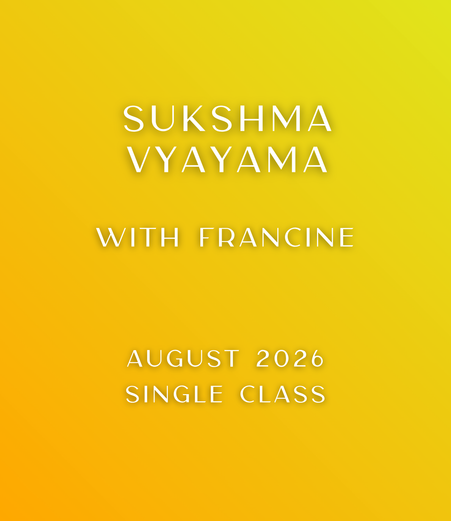 01. Sukshma Yoga Classes (Subtle Body Yoga + Breathwork) | Online