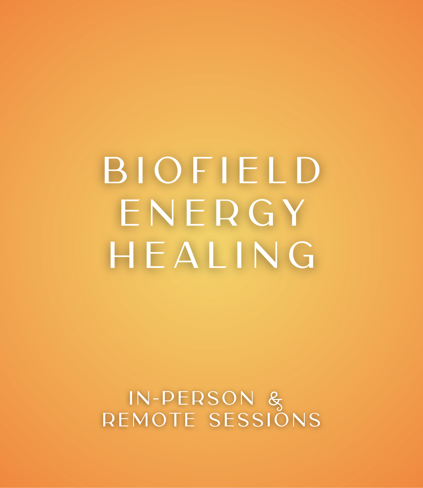 02. Biofield Energy Healing Session (In-Person + Remote)
